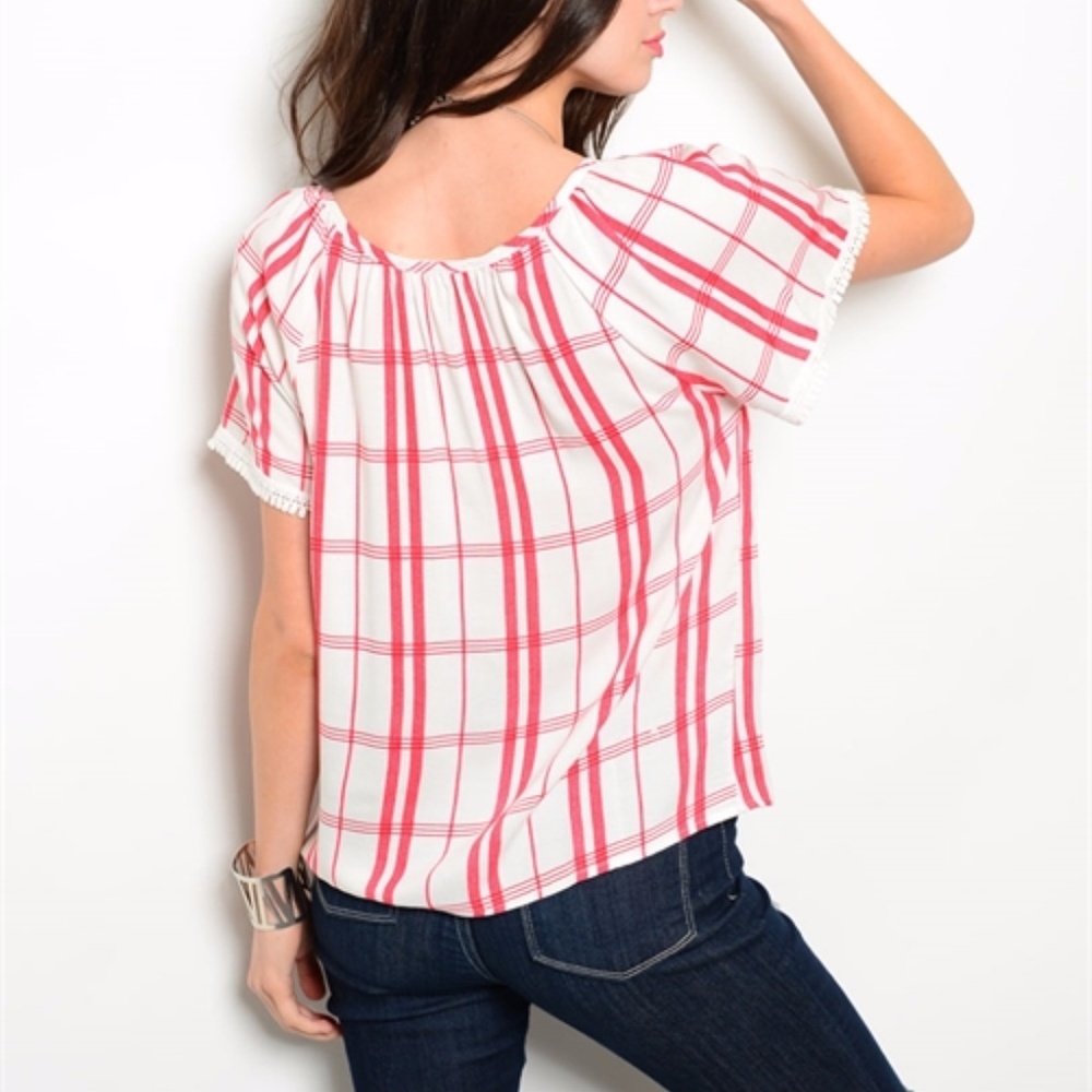 IVORY RED TOP - Picture 2 of 2